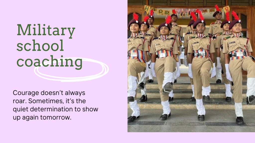 Military school coaching